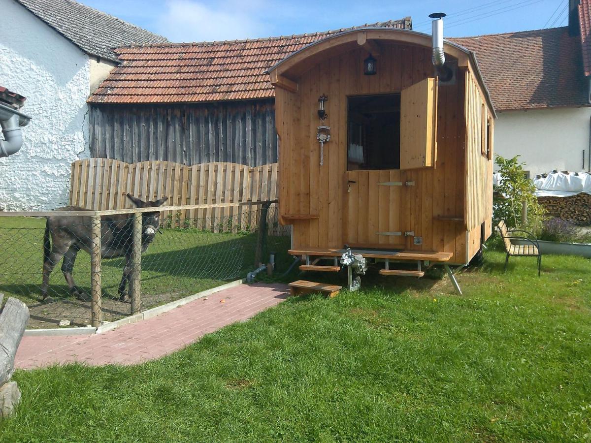 Schäferwagen auf dem Ferienhof Stark Kelheim Exterior foto