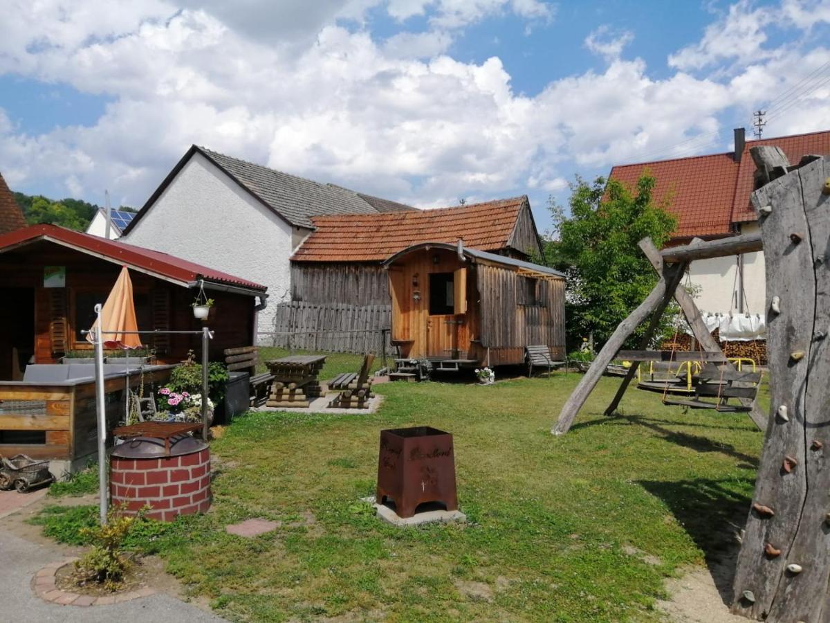Schäferwagen auf dem Ferienhof Stark Kelheim Exterior foto