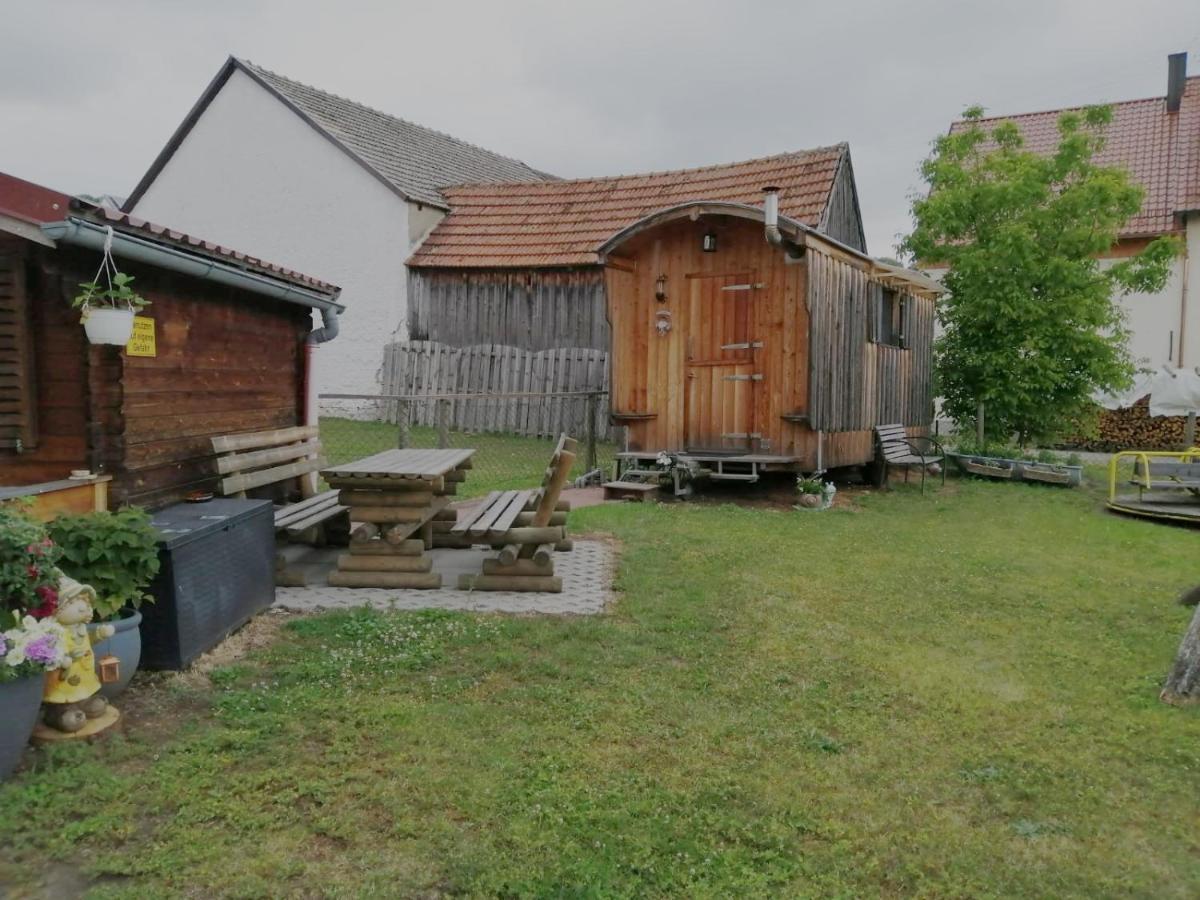 Schäferwagen auf dem Ferienhof Stark Kelheim Exterior foto